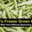 2 amazing ways to freeze green beans