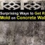 eliminate concrete mold tricks to
