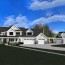 modern farmhouse plan with rv garage