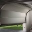 how to open a garage door manually