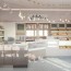 stylish bakery interior design cgi