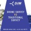 drone survey vs traditional survey