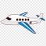 white and blue airplane ilration