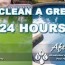 how to clean a green pool in 24 hours
