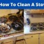 how to clean your stove cleaning