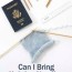 bring knitting needles on an airplane
