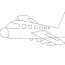 how to draw an airplane really easy