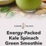 energy packed kale and spinach green