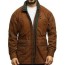 mens leather jacket vintage retro khaki