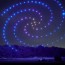 video of drone light show illuminating