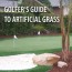 install an artificial golf green