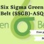 six sigma green belt ssgb asq