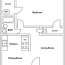 1 bedroom apartments floor plan
