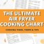 air fryer cooking chart free printable