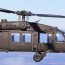 blackhawk helicopter flies for the