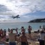 extremely low planes buzzing the beach