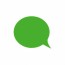 chat chatting comment green message
