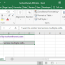 ms excel 2016 center text across