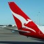 qantas airplane tail travel off path