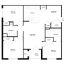 3 bedroom garden style floor plan