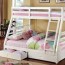 california white bunk bed s s furniture