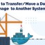 how to transfer move a docker image to