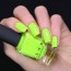 glowing neon lime cream nail polish by ilnp