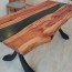 wood slab dining room tables d r