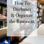 declutter and organize the basement