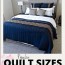 quilt sizes the most por