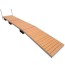 patriot docks 32 ft low profile floating dock with brown aluminum decking