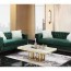 emerald green 2 piece living room set