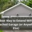 extend wifi to a detached garage