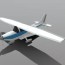 low poly plane download free 3d model
