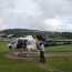 our helicopter after landing picture