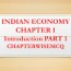 indian economy chapter 1 introduction