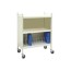 chart cart cabinet with vertical racks
