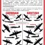 wwii aircraft identification poster
