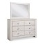 paxberry dresser and mirror world furniture