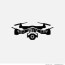 drone vector logo drone modern icon