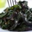 beet greens with garlic and olive oil