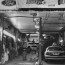 taxi garages photography through the