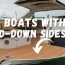6 boats designed with fold down sides
