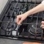 stove grates in the dishwasher
