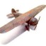 vintage metal propeller airplane toy