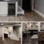 basement design with luxury vinyl tile