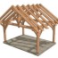 18 12 timber frame pavilion timber