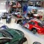 garage full of race cars