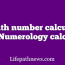 life path number calculator free