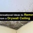 removing mold from the ceiling